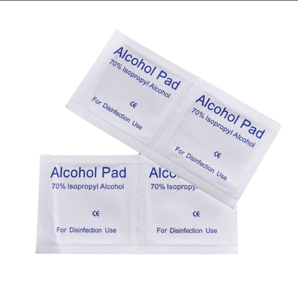 100pcs Alcohol wipes or Swabs